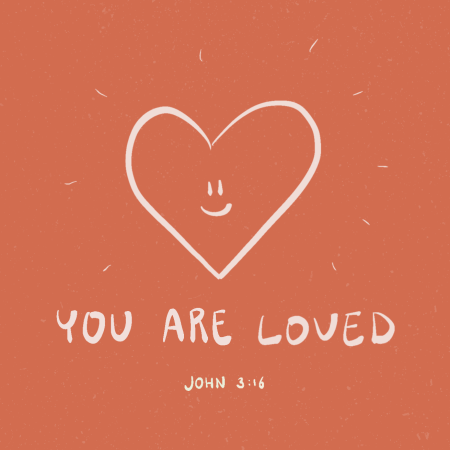 You are loved (orange)