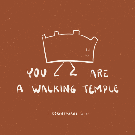 Walking temple