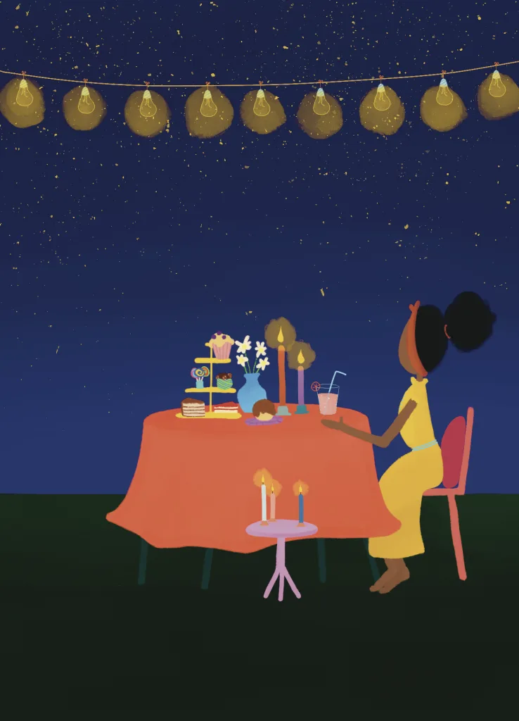 Aan tafel