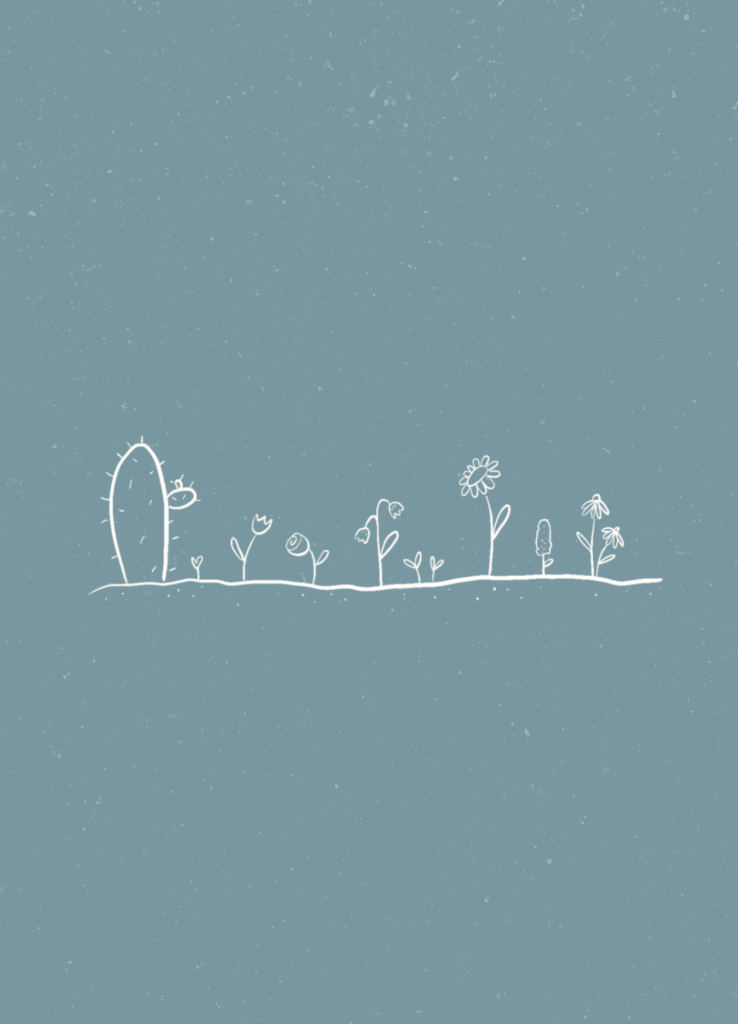 Bloemen rijtje